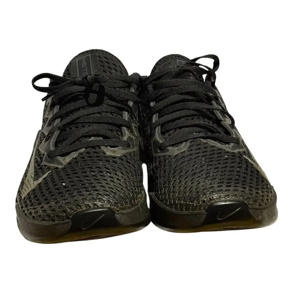 Nike Metcon 6 Black Gold Training Sneakers Men's Size 7 CK9388-001 Crossfit